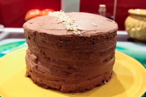 Layer cake au chocolat