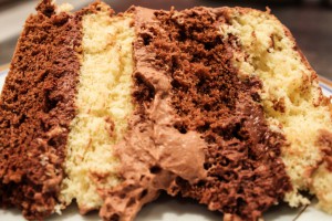 Layer cake au chocolat